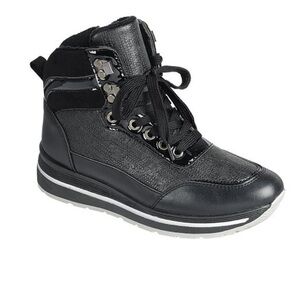 FOREVER LINK Black Neatly High Top Sneakers